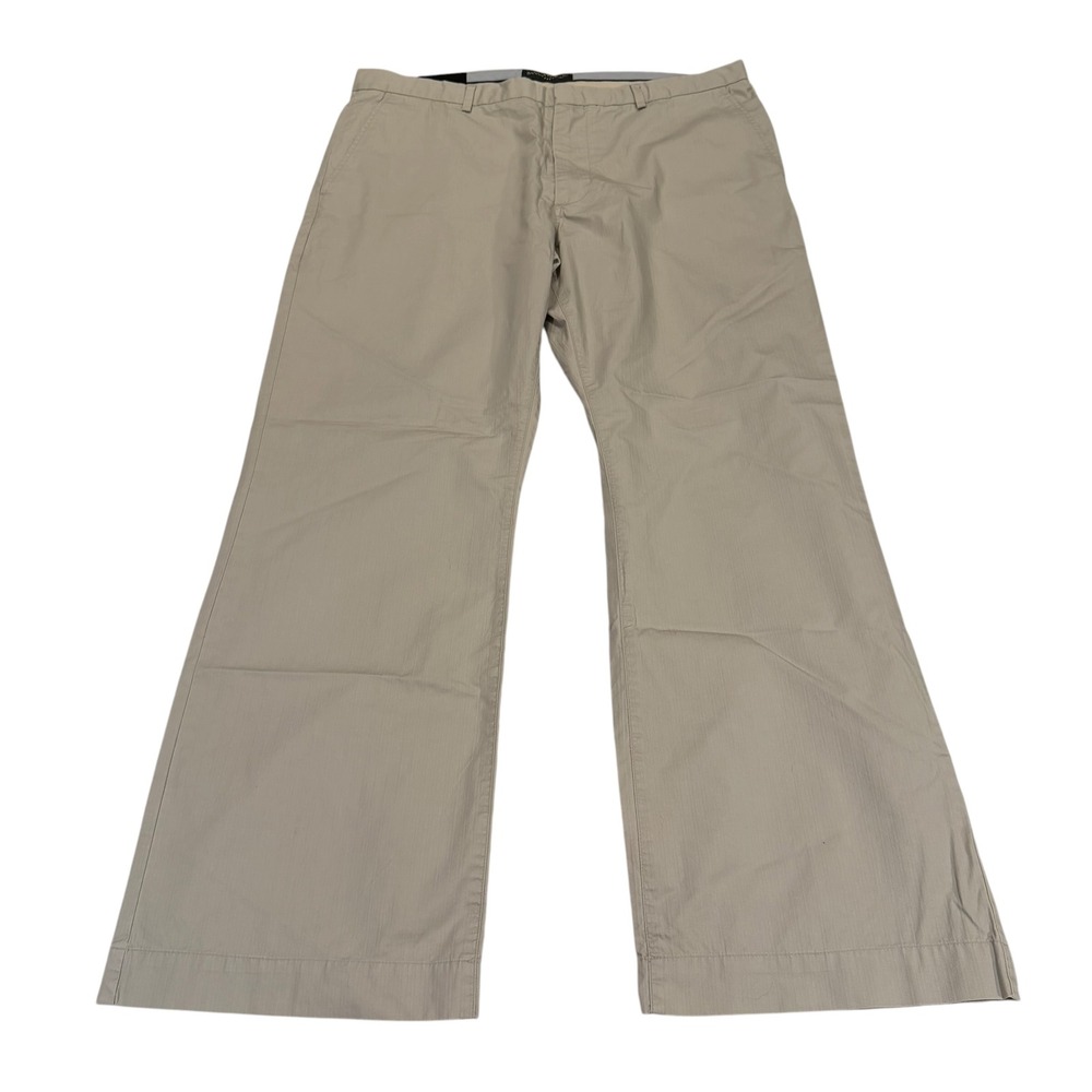 Banana Republic Mens Khaki Chino Pants 38x32 Beige Cotton Straight Leg NWT